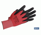 Guantes impregnados de nitrilo modelo Sandy Coating | Ideal para automoción, construcción y manipulación de aceites