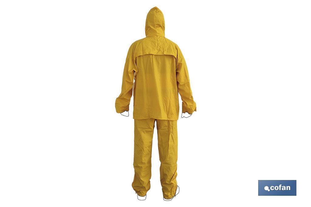 TRAJE DE AGUA PU/PVC AMARILLO TALLA L