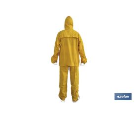 TRAJE DE AGUA PU/PVC AMARILLO TALLA XXL