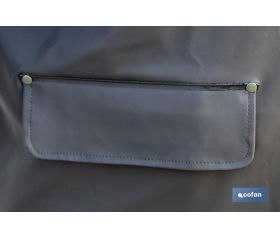 ABRIGO LARGO DE LLUVIA VERDE PU/PVC TALLA S