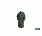 ABRIGO DE LLUVIA VERDE POLIESTER/PVC TALLA-L