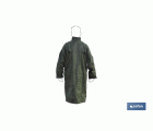 ABRIGO DE LLUVIA VERDE POLIESTER/PVC TALLA-L