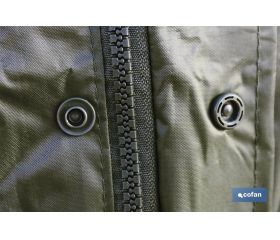 ABRIGO DE LLUVIA VERDE POLIESTER/PVC TALLA-XXL