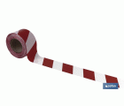 CINTA BALIZAM. ROJA/BLANCA  80MM X 200MTS