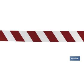 CINTA BALIZAM. ROJA/BLANCA  50MM X 100MTS