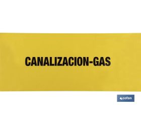 CINTA BALIZ. CANALIZACION GAS 150MMX250MTS