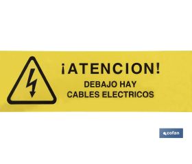 CINTA BALIZ. CABLES ELECTRICOS 150MMX250MTS