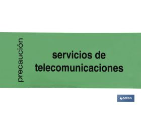 CINTA BALIZ. TELECOMUNICACIONES 150MMX250MTS