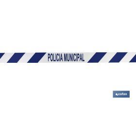 CINTA BALIZ. POLICIA MUNICIPAL  80MMX100MTS