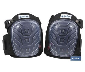 Pack de 2 Rodilleras de Trabajo | Con Doble Banda Elástica | Almohadillas de Gel
