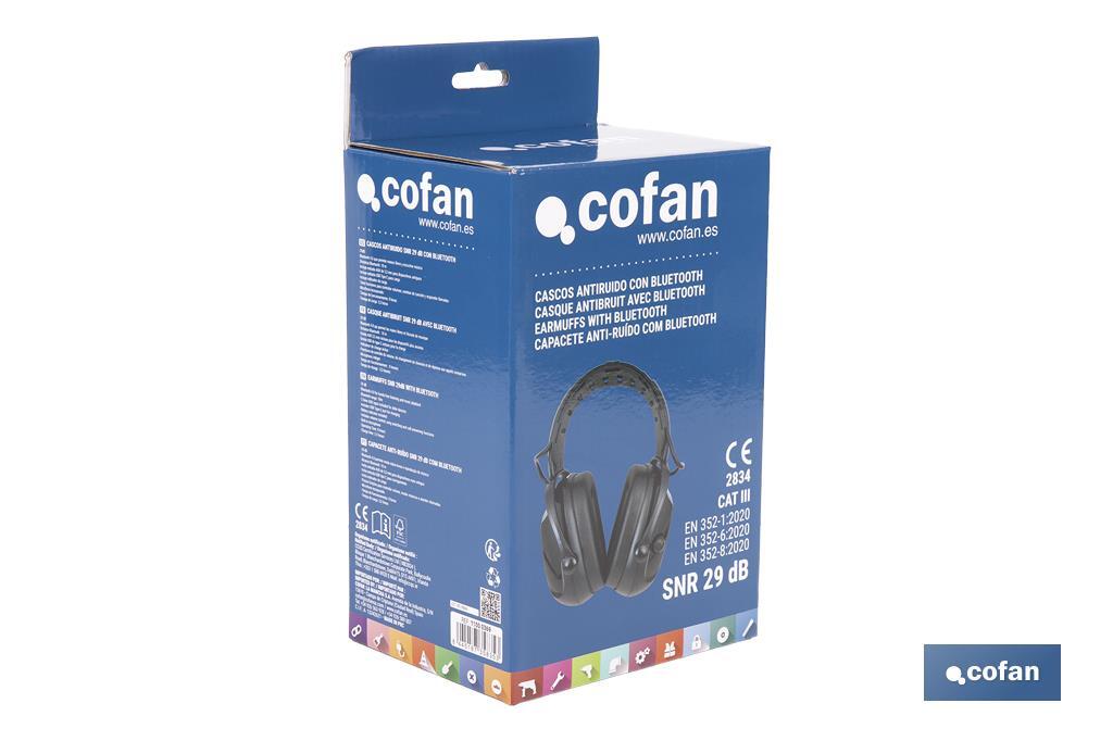 CASCOS ANTIRRUIDO SNR 29 dB CON BLUETOOTH