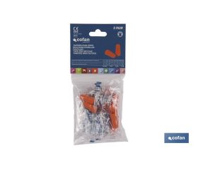 PACK 50 TAPONES (25 par) OIDOS  PU SNR36