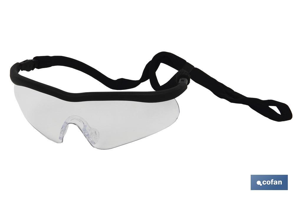 GAFAS SEGURIDAD SPORT CLEAR UV PROTECTION