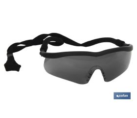 Gafas protectoras de seguridad oscura | Resistente a arañazos | Mayor seguridad en bricolaje y soldadura, entre otros