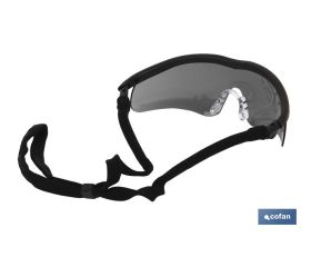 GAFAS SEGURIDAD SPORT OSCURA UV PROTECTION