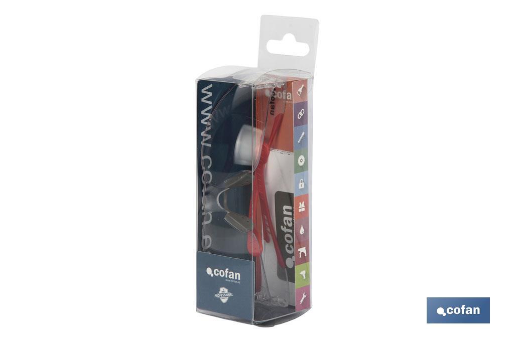 GAFAS SEGURIDAD SUPER LIGERA 18Grs LENTE CLARA