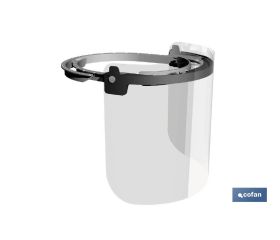 Pantalla de protección facial | Protector de policarbonato antivaho | Visera de protección facial para adultos