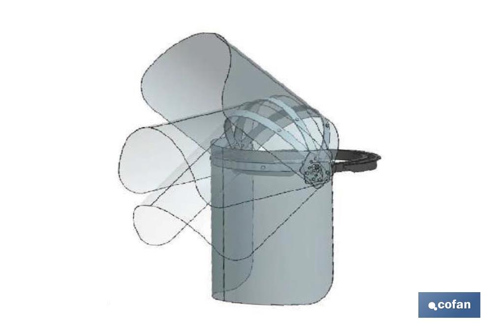 PANTALLA FACIAL ABATIBLE EN-166:2001 VENTA UNITARIA