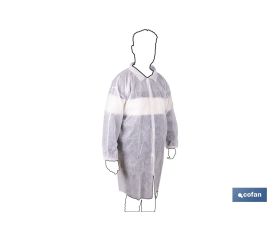 BATA BLANCA DESECHABLE DE PP TALLA ÚNICA
