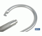 GANCHO DE ACERO CON BLOQUEO AUTOMÁTICO APERTURA 59 MM RUPTURA +23 kN