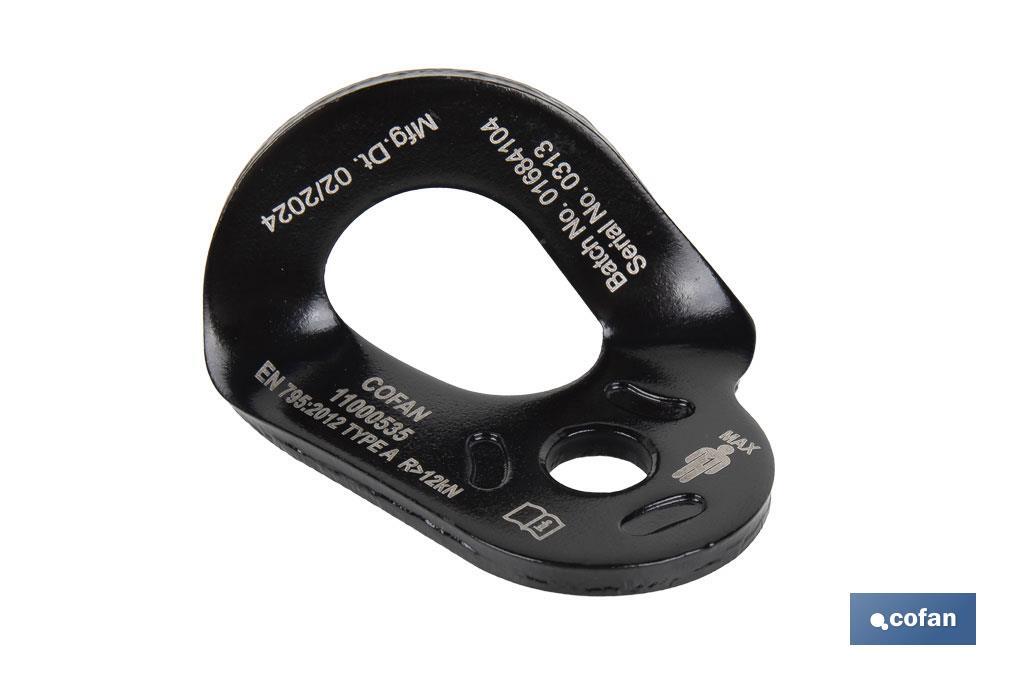 PLACA DE ANCLAJE DE ACERO M10 RUPTURA +23 kN