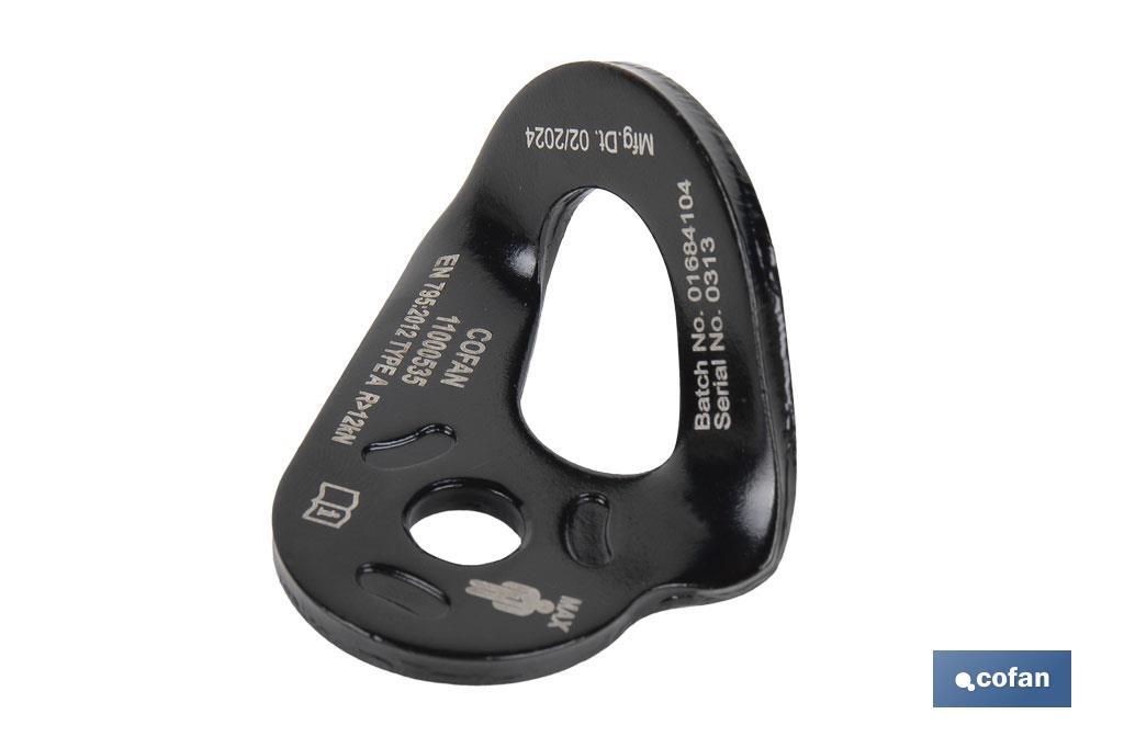 PLACA DE ANCLAJE DE ACERO M10 RUPTURA +23 kN