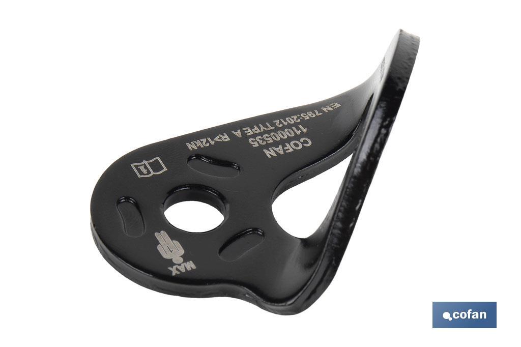 PLACA DE ANCLAJE DE ACERO M10 RUPTURA +23 kN