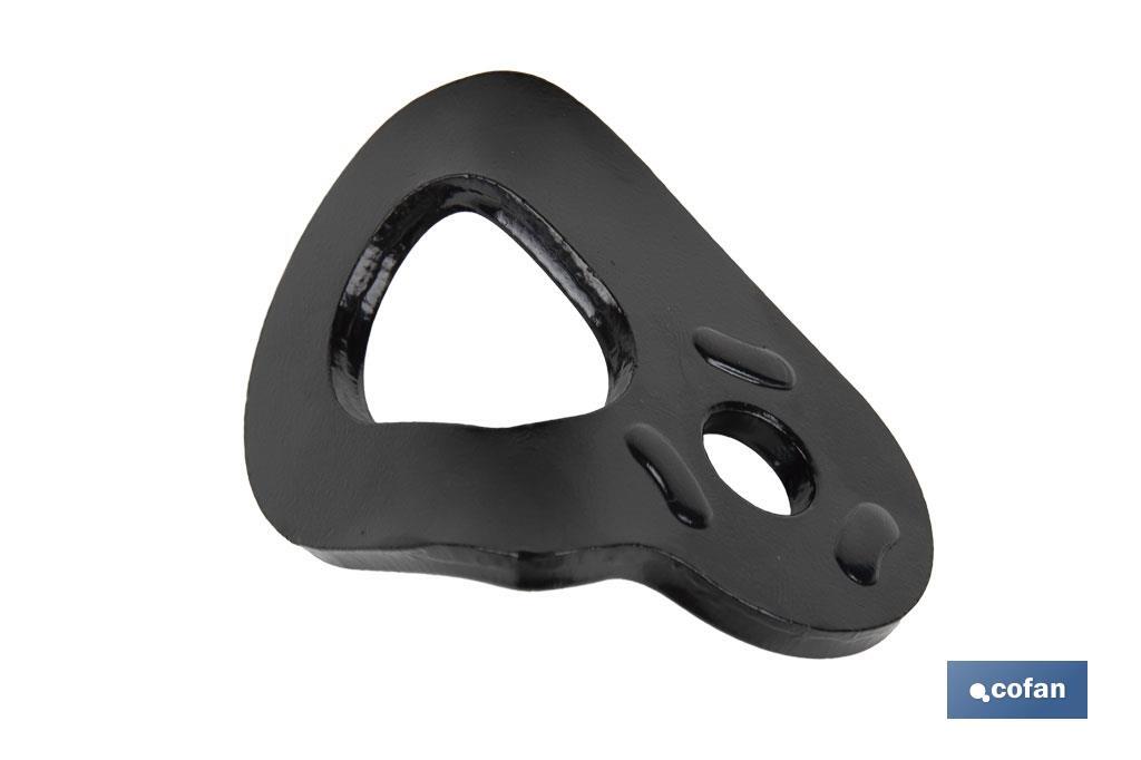 PLACA DE ANCLAJE DE ACERO M10 RUPTURA +23 kN