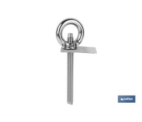 Punto de anclaje de acero inoxidable 304 | Resistencia: 23 kN | Conforme a EN 795:2012 | Ideal para trabajos verticales