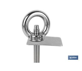 PUNTO DE ANCLAJE INOX. M12 RUPTURA +23 kN