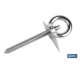 PUNTO DE ANCLAJE INOX. M12 RUPTURA +23 kN