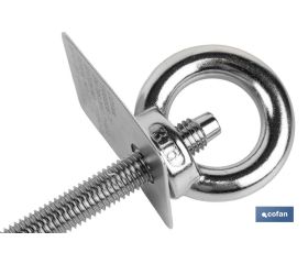 PUNTO DE ANCLAJE INOX. M12 RUPTURA +23 kN