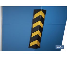 ESQUINERO RECTO 800X100X8MM AMAR/NEGRO