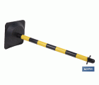 POSTE Y BASE PARA CADENA (AMAR/NEGRO) 1M