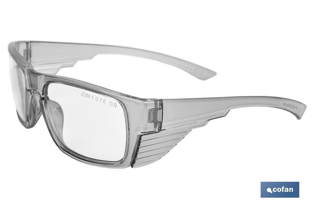 GAFA DE SEGURIDAD MONOFOCAL GRADUADA 1,0 DIOPTRÍAS