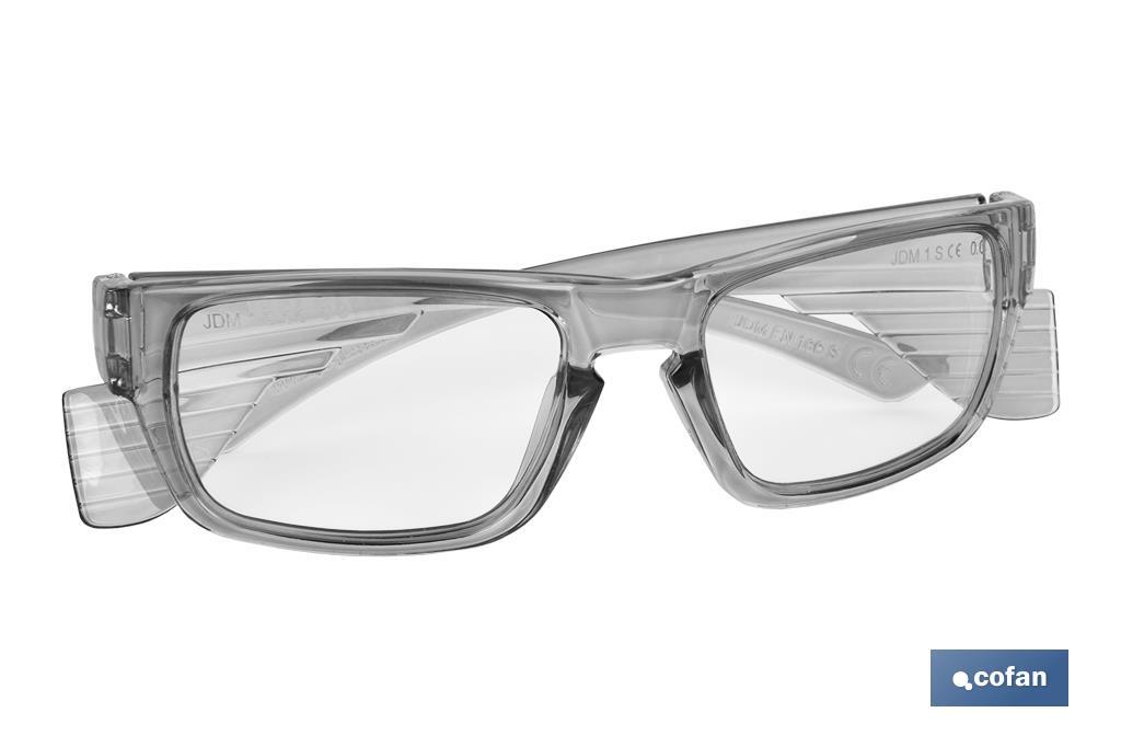 GAFA DE SEGURIDAD MONOFOCAL GRADUADA 1,0 DIOPTRÍAS