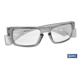 GAFA DE SEGURIDAD MONOFOCAL GRADUADA 2,0 DIOPTRÍAS