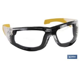 Gafa de Seguridad Acolchada con Foam Removible