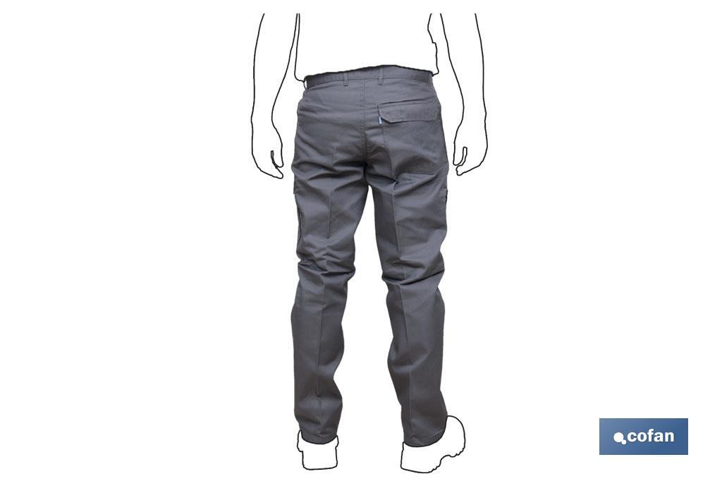 PANTALON TRABAJO SERVET 245 gms/m AZUL MARINO T-38