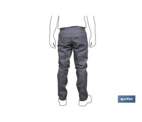 PANTALON TRABAJO SERVET 245 gms/m GRIS T-40