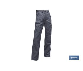 PANTALON TRABAJO SERVET 245 gms/m GRIS T-40