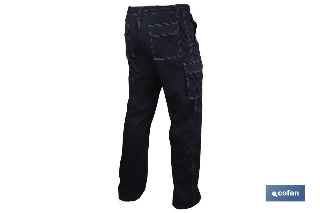 PANTALÓN DE TRABAJO TIPO DENIM MODELO GRASBERG 240 G/M2 AZUL TALLA 40