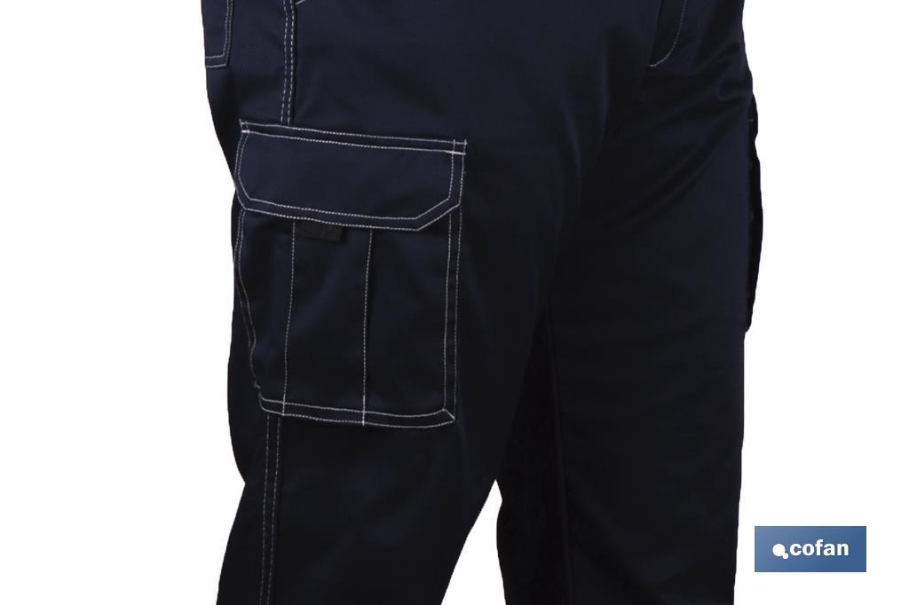 PANTALÓN DE TRABAJO TIPO DENIM MODELO GRASBERG 240 G/M2 AZUL TALLA 40