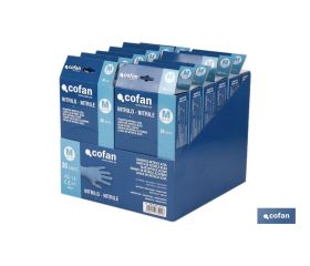 CAJA 30 UNDS. GUANTES NITRILO T-M