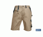 BERMUDAS DE TRABAJO POULSEN 280gms/m GRIS-NEGRO T-38