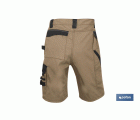 BERMUDAS DE TRABAJO POULSEN 280gms/m GRIS-NEGRO T-38