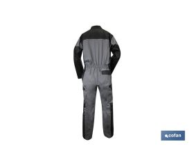 MONO DE TRABAJO BIRO 280gms/m GRIS-NEGRO T-M