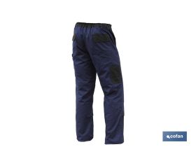 PANTALON TRAB. FLEX. JANO REGULAR FIT MAR/NEGRO T-58