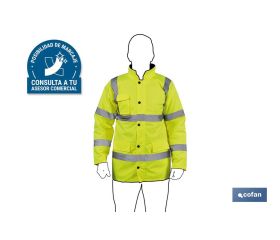 Parka de Alta Visibilidad | Tallas desde la S hasta la XXXL | Color Amarillo