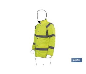 PARKA DE ALTA VISIBILIDAD MODELO ALDEBARÁN AMARILLO TALLA S